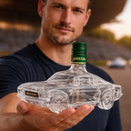 Sports Car Glass Whisky Decanter with Stopper, 850ml