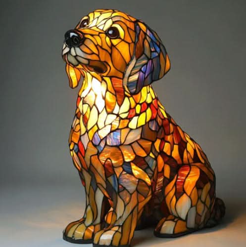 Dog Breed LED Night Light, 15 cm, USB Powered