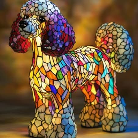 Dog Breed LED Night Light, 15 cm, USB Powered
