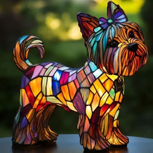 Dog Breed LED Night Light, 15 cm, USB Powered