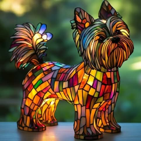 Dog Breed LED Night Light, 15 cm, USB Powered