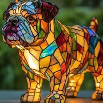 Dog Breed LED Night Light, 15 cm, USB Powered