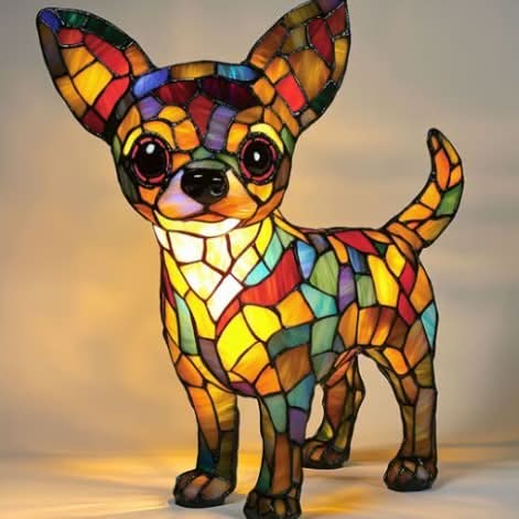 Dog Breed LED Night Light, 15 cm, USB Powered