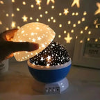 Star Projector Night Light with 360 Rotation and Timer