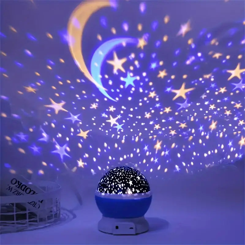 Star Projector Night Light with 360 Rotation and Timer