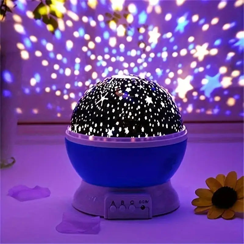 Star Projector Night Light with 360 Rotation and Timer