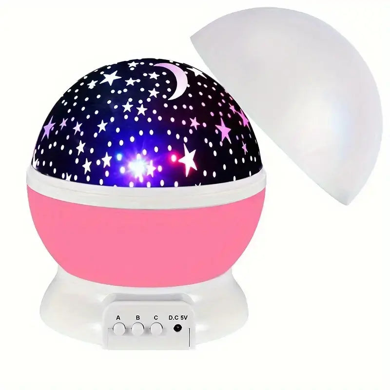 Star Projector Night Light with 360 Rotation and Timer