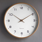Silent Wooden Wall Clock, Scandinavian Design, 25 or 30 cm