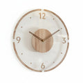 Silent Wooden Wall Clock, Minimalist Scandinavian Design