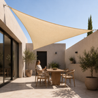 Triangular Waterproof Shade Sail with UV Protection, 3 x 3 x 3m