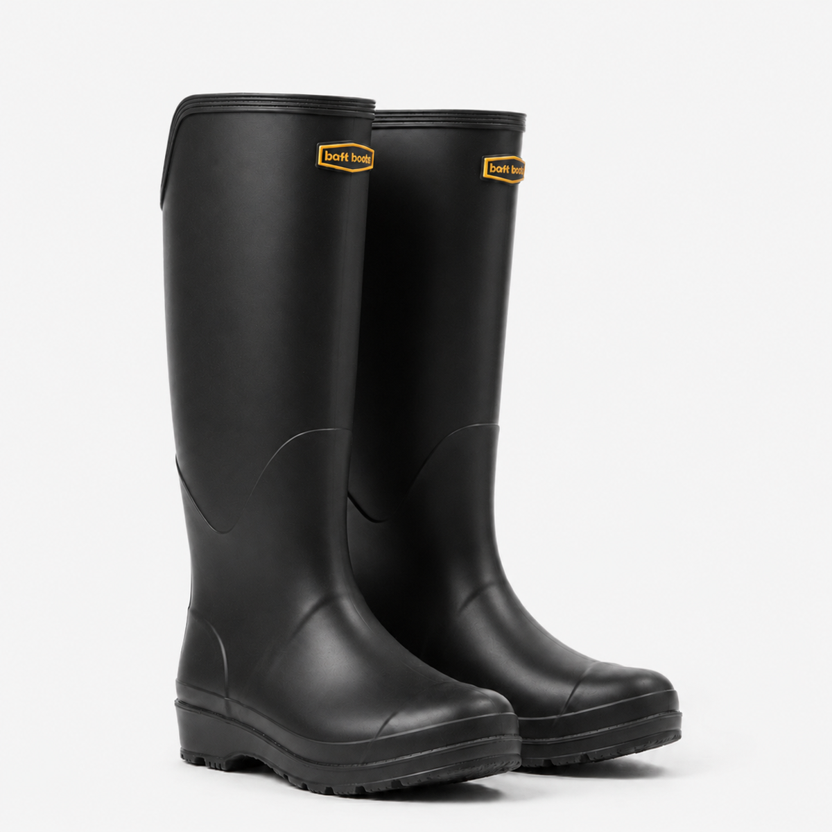 Waterproof Knee High PVC Wellington Boots, Unisex, Sizes 36-44