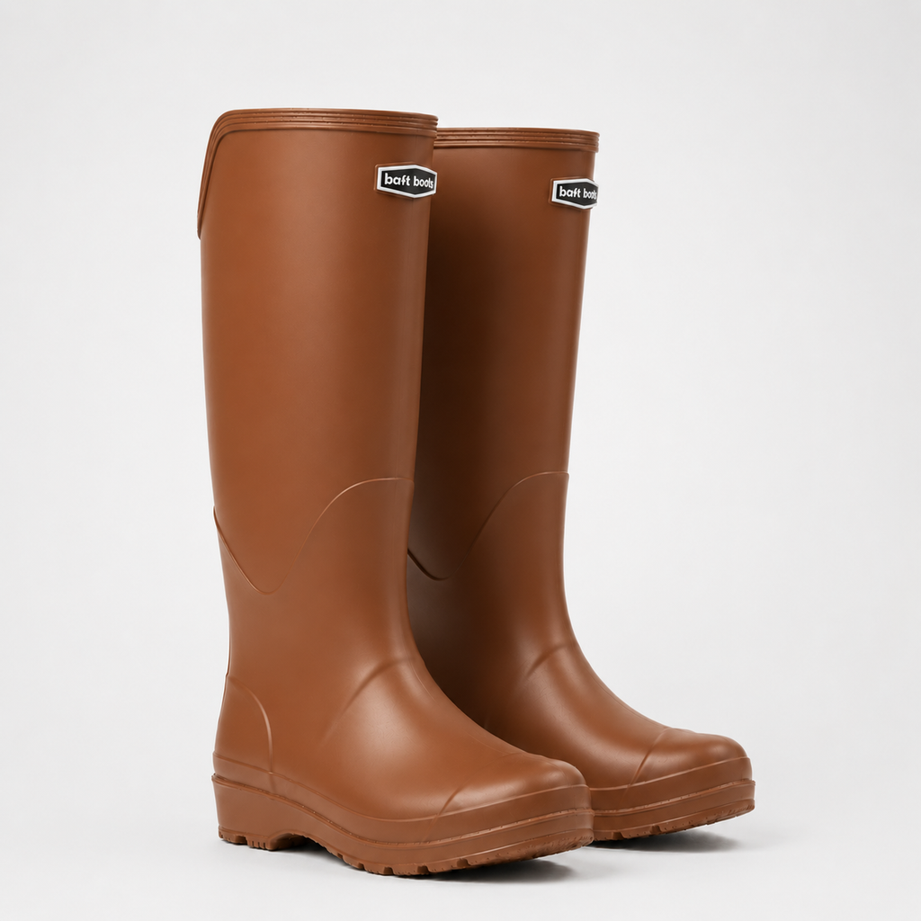 Waterproof Knee High PVC Wellington Boots, Unisex, Sizes 36-44