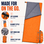 Ultralight Envelope Sleeping Bag, 190x75cm, Three Season