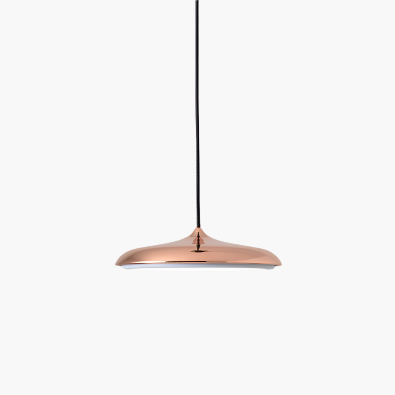 Minimalist Scandi LED Pendant Light, 25 or 40 cm Aluminium