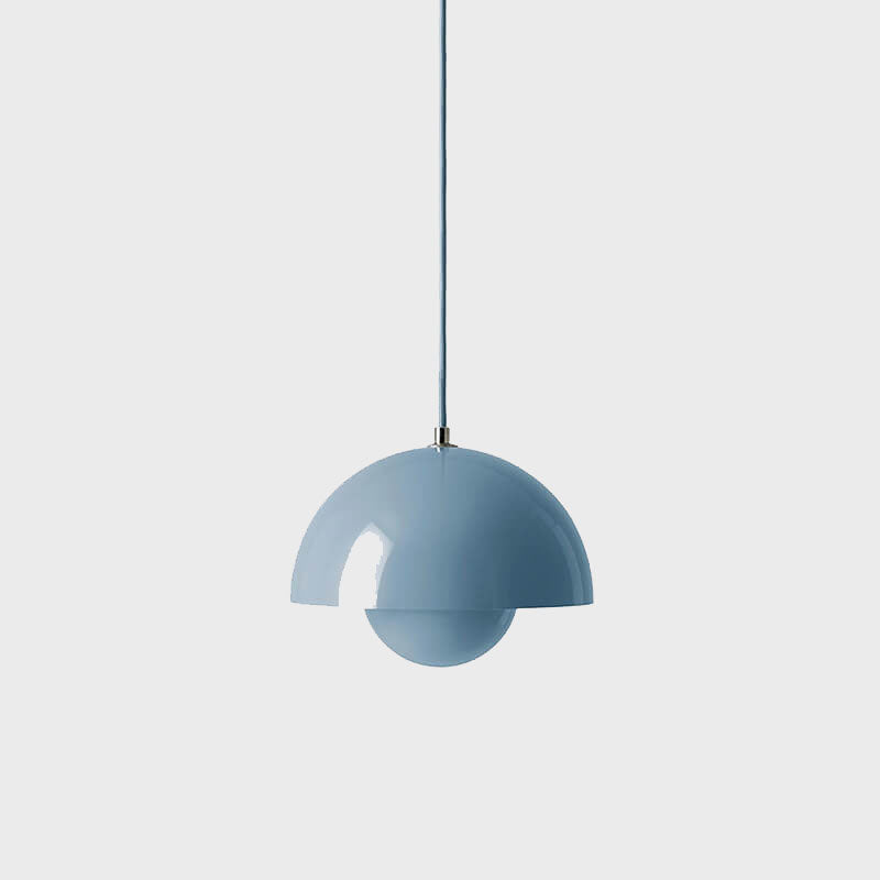 Scandinavian Half-Dome Metal Pendant Light, 1 Light, E27