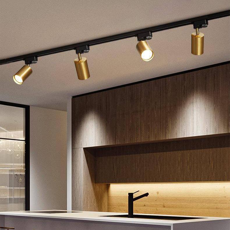 Adjustable Ceiling Track Light with 3, 4 or 5 Spots
