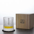 Faceted Crystal Whisky Glass 300ml with Wooden Gift Box