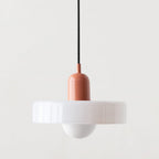 Coloured Glass Pendant Light with E27 Fitting, 2 Sizes