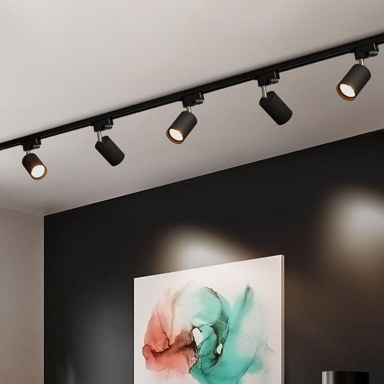 Adjustable Ceiling Track Light with 3, 4 or 5 Spots