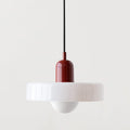 Coloured Glass Pendant Light with E27 Fitting, 2 Sizes