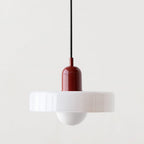 Coloured Glass Pendant Light with E27 Fitting, 2 Sizes