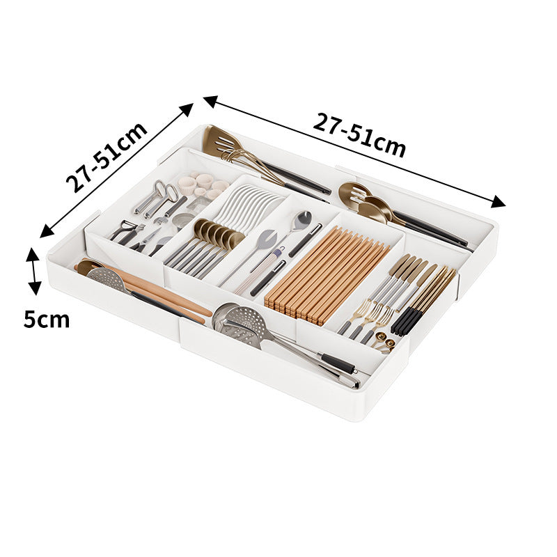 Expandable Drawer Organiser for Kitchen, Desk and Bathroom