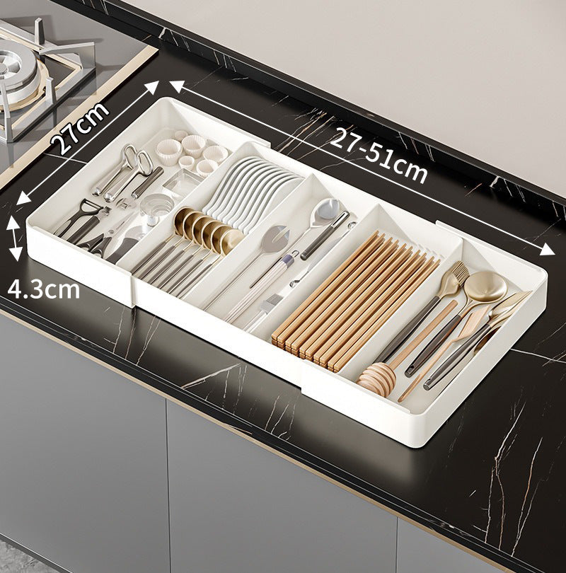 Expandable Drawer Organiser for Kitchen, Desk and Bathroom