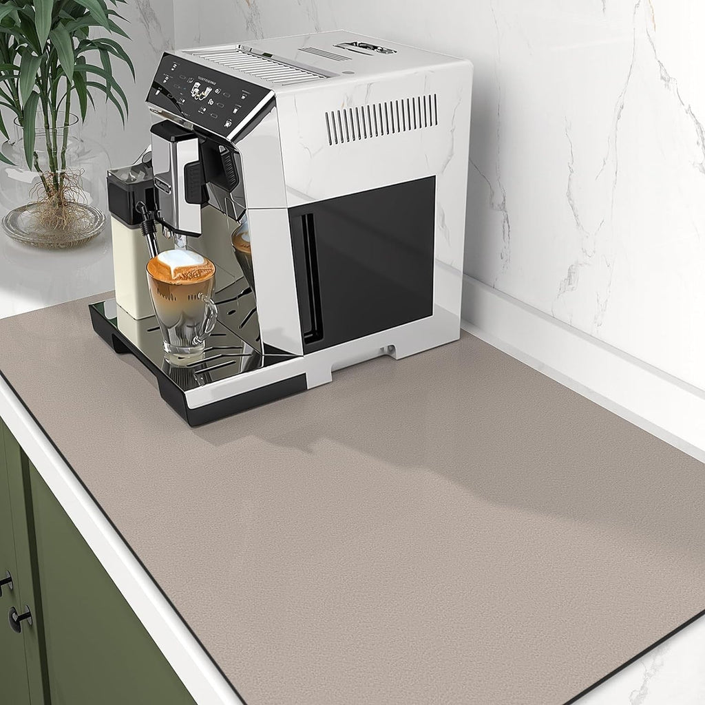 Absorbent Non-Slip Coffee Machine Mat, Four Sizes
