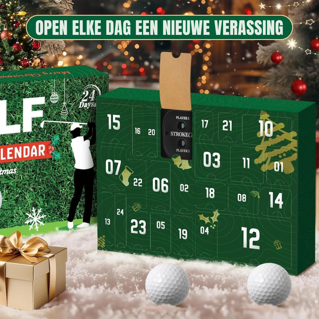 Golf Advent Calendar with 24 Accessories and Gadgets