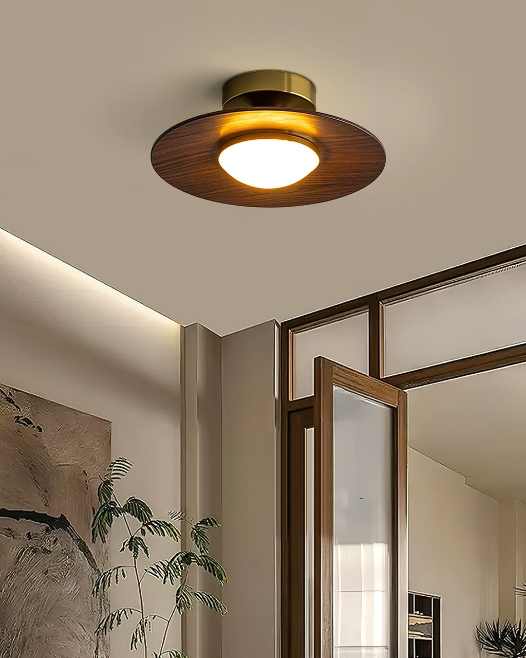 Dimmable Kitchen Ceiling Light, Triac Warm Dimming, 23.9 cm