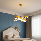 Aeroplane Pendant Light for Kids Rooms, 55 cm, Dimmable LED