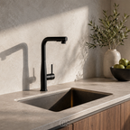 Stainless Steel Kitchen Tap with High Pull-Out Spray Head