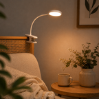 Rechargeable LED Clip-On Reading Light with Flexible Arm