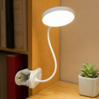 Rechargeable LED Clip-On Reading Light with Flexible Arm