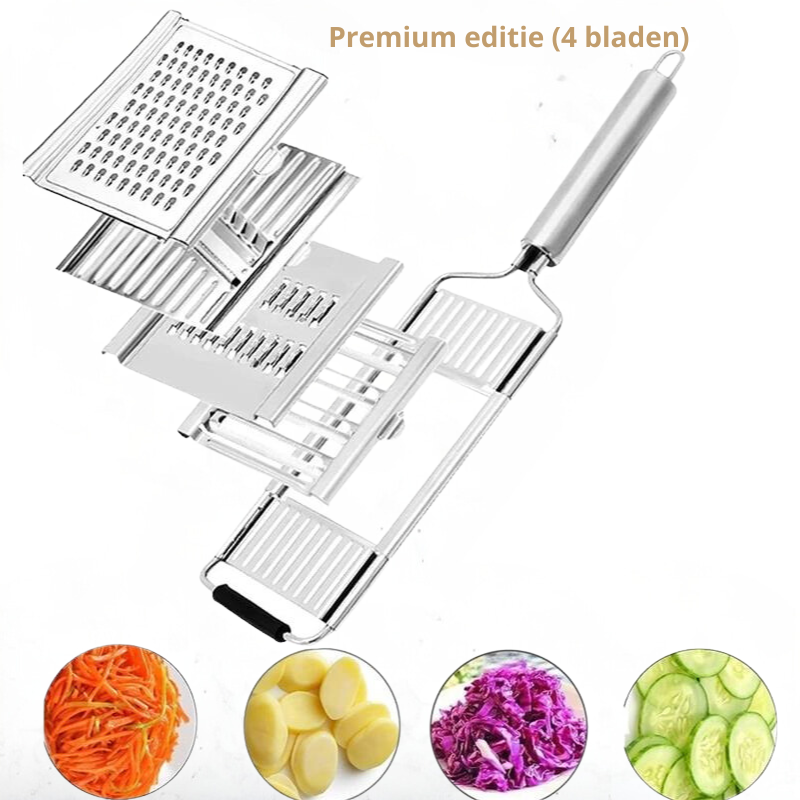 Multi-Blade Vegetable Slicer with Ergonomic Handle