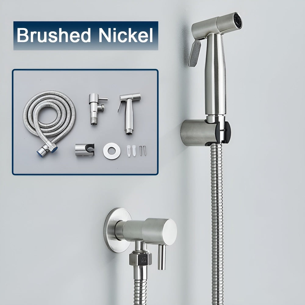 Stainless Steel 304 Bidet Spray Set, Wall Mounted