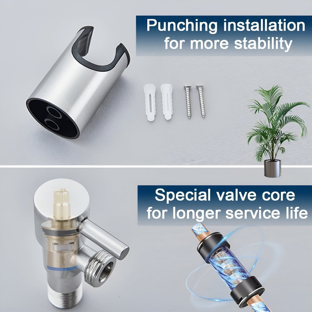 Stainless Steel 304 Bidet Spray Set, Wall Mounted