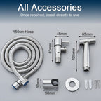 Stainless Steel 304 Bidet Spray Set, Wall Mounted