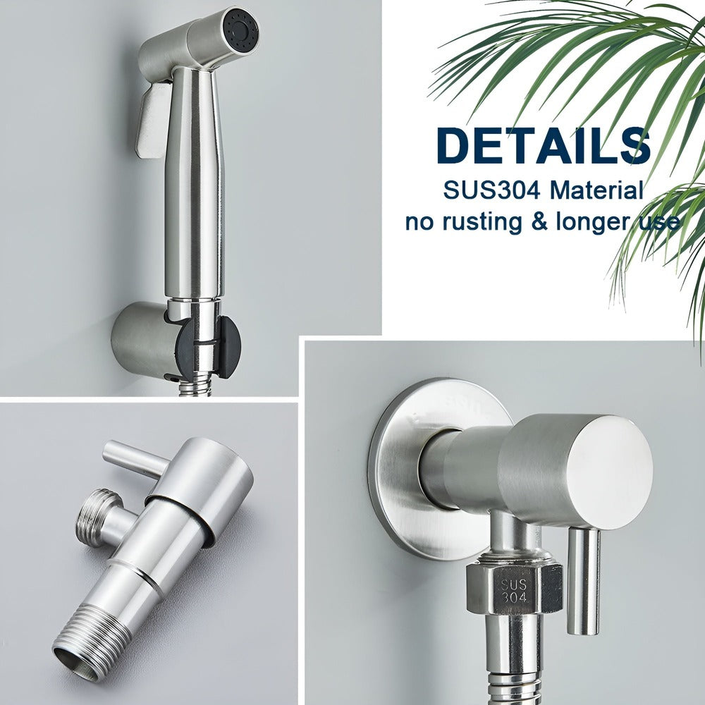 Stainless Steel 304 Bidet Spray Set, Wall Mounted