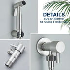 Stainless Steel 304 Bidet Spray Set, Wall Mounted