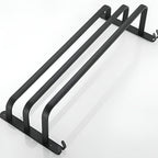 Wall Mounted Aluminium Towel Rack, Black, 40 or 60 cm