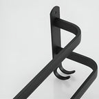 Wall Mounted Aluminium Towel Rack, Black, 40 or 60 cm