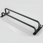 Wall Mounted Aluminium Towel Rack, Black, 40 or 60 cm