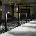 Solar Garden Path Lights, Set of 4, IP65, 60 cm Tall