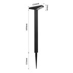 Solar Garden Path Lights, Set of 4, IP65, 60 cm Tall