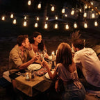 Outdoor Festoon Lights, 10 m with 15 Shatterproof Bulbs, IP44