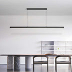 Linear LED Pendant Light, Dimmable Aluminium, 80-200cm