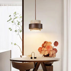 Travertine Stone Pendant Light, 1 to 4 Lights, Warm Glow