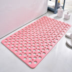 Non-Slip TPE Shower Mat with Suction Cups, Four Sizes