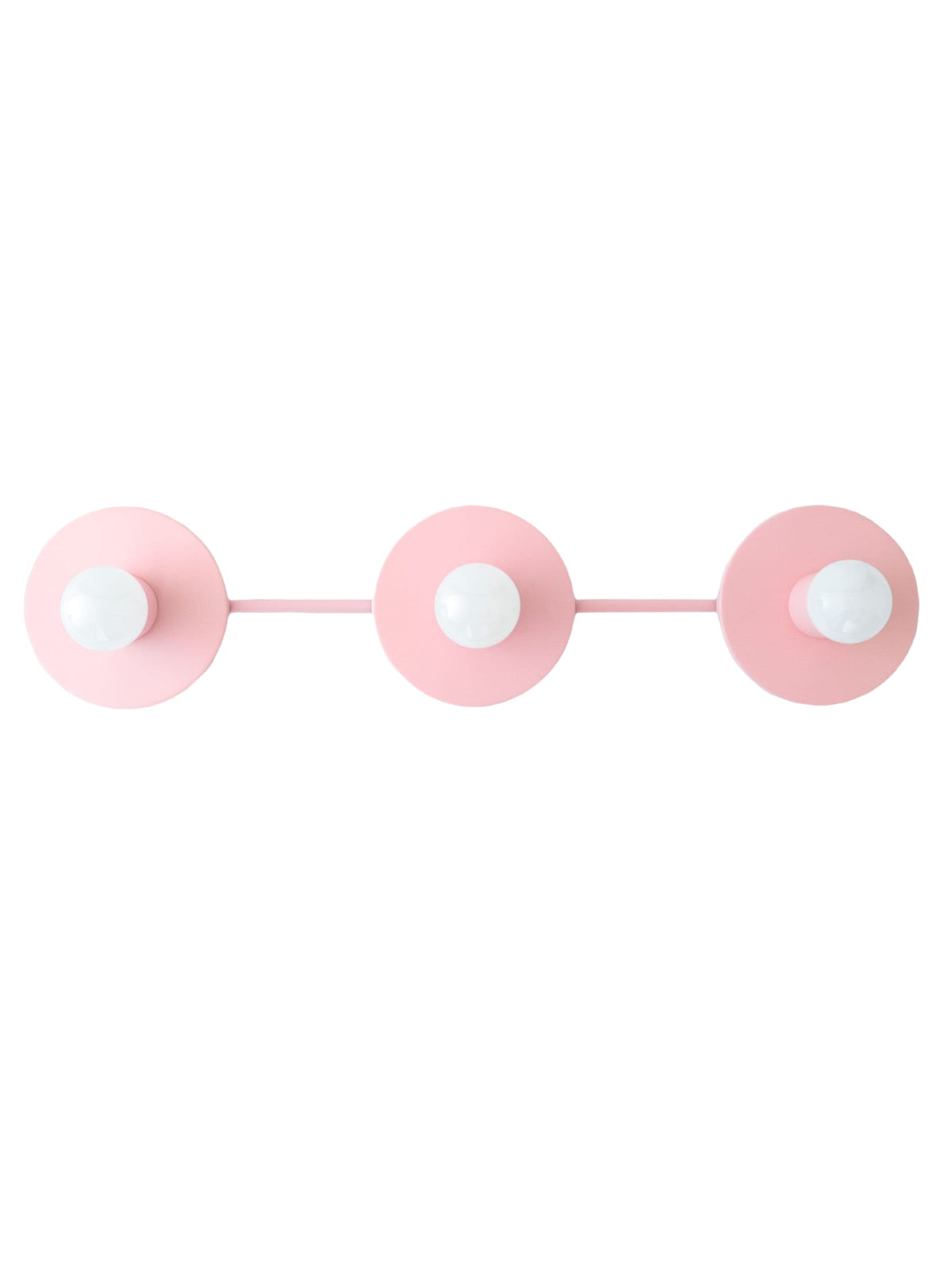 Minimalist 3-Light Wall Light, 55.9cm Wide, Eight Colours